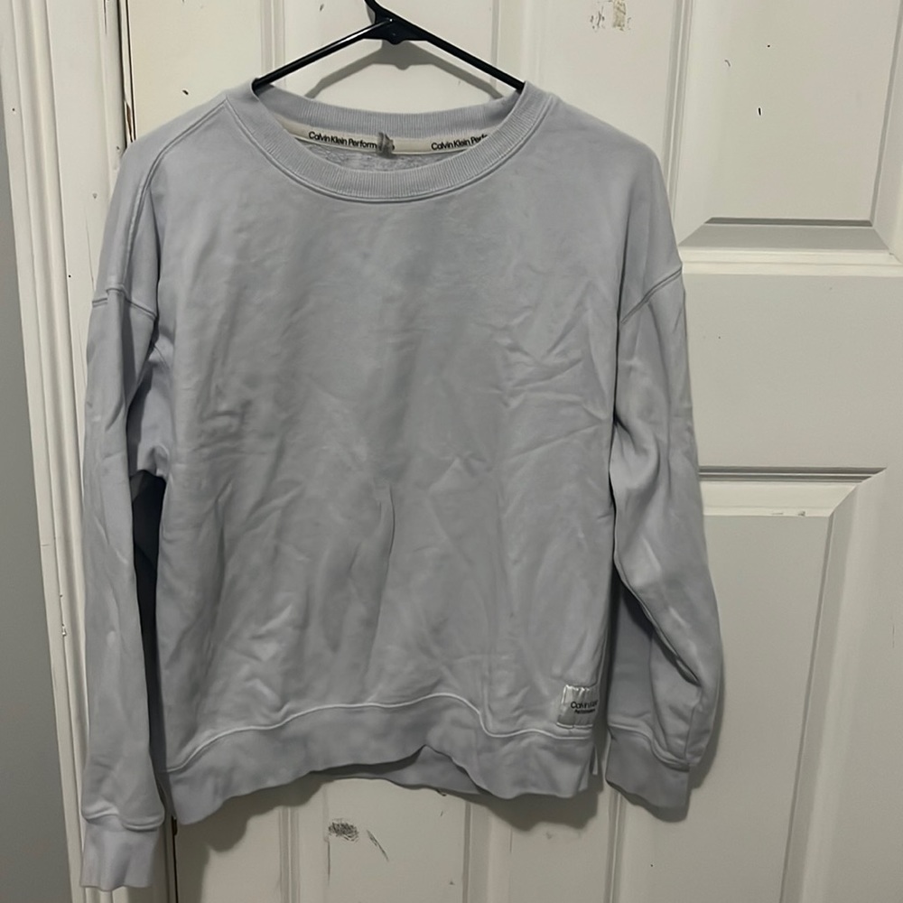 Calvin Klein Performance light blue crew neck, barely worn